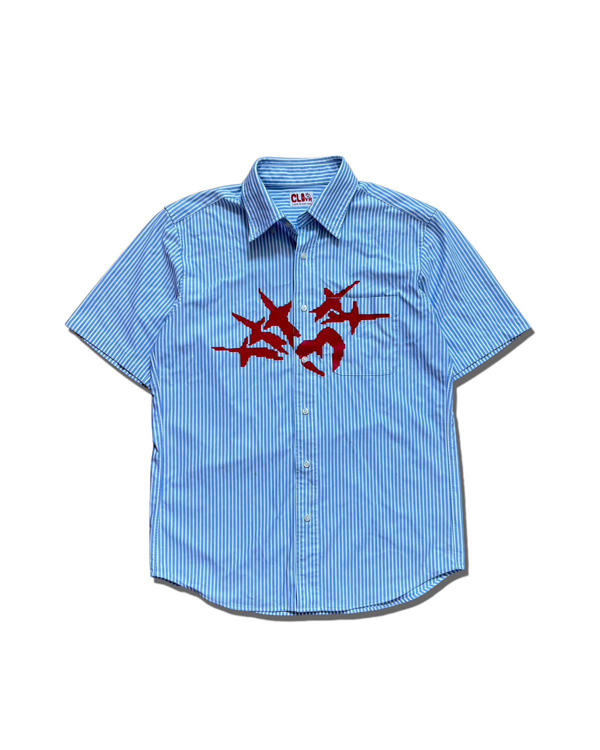 Striped Clovr Button Up